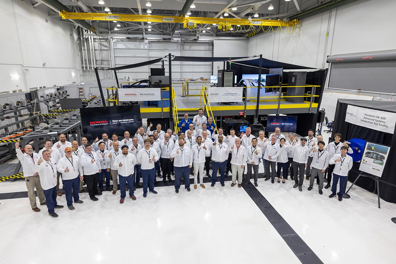 HondaJet integration test facility